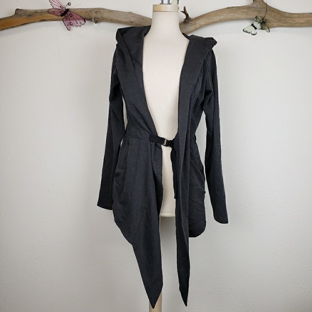 Unplugged museum Asos asymmetrical wrap jacket
